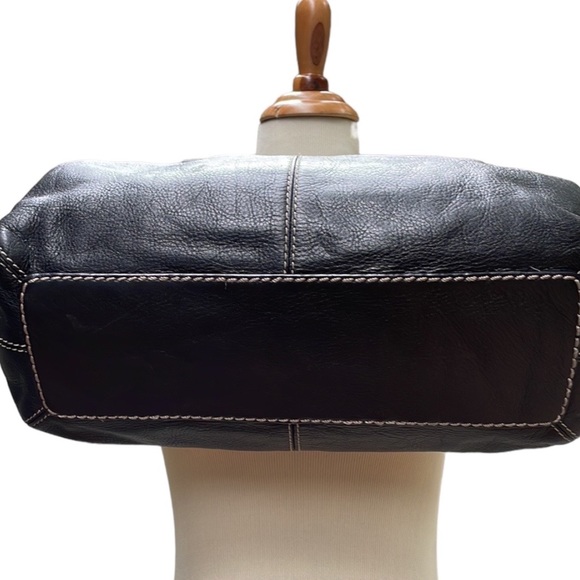 Michael Kors Black Leather Shoulder Bag - Picture 13 of 14